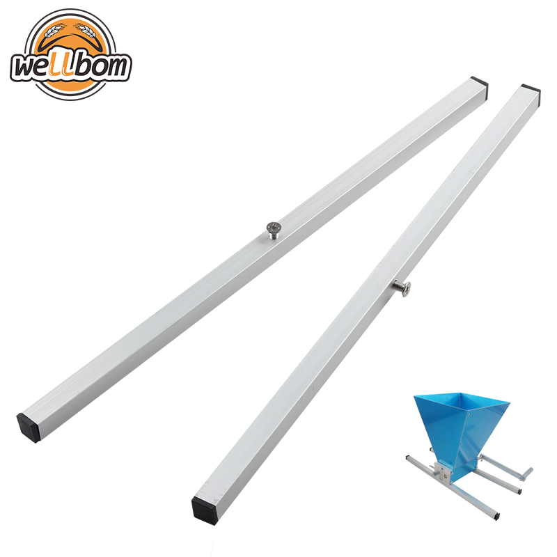 Aluminium Alloy Bar/base for Stainless 2-rollers Malt Grain Mill Grain Crusher With With 2 Pcs M6 Screw High Quality